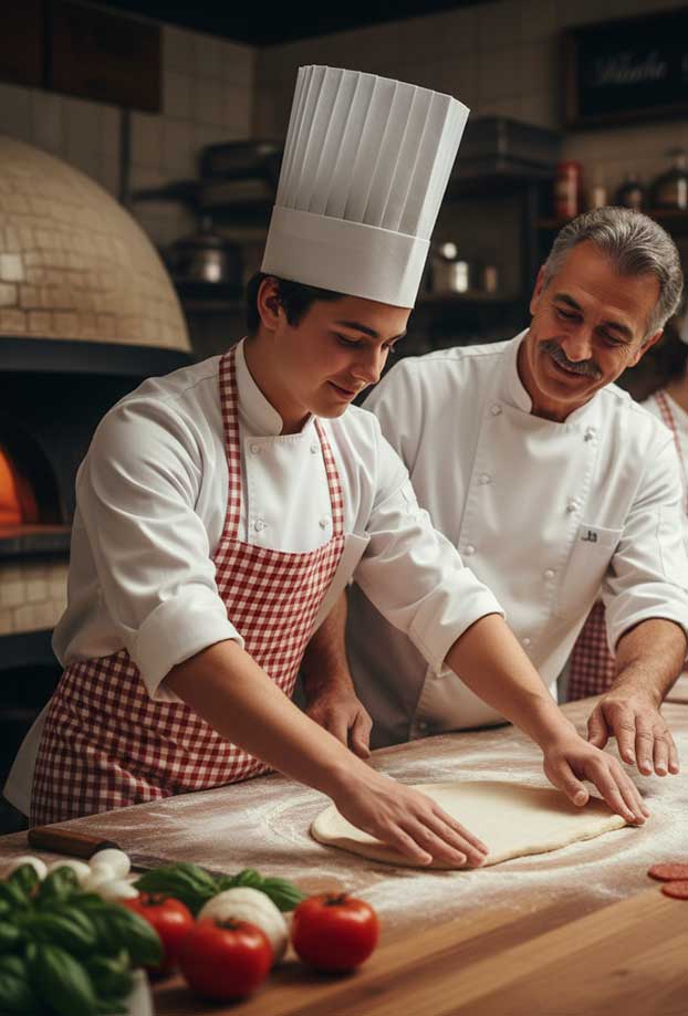 apprenti pizzaiolo