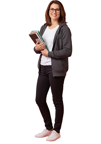 Femma faisant un bilan de competence