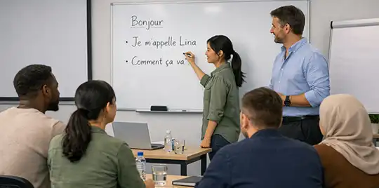 Cours de français langue étrangère
