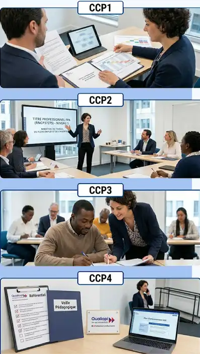 CCP1, CCP2, CCP3 et CCP4